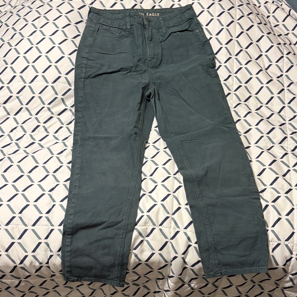 American Eagle Outfitters Teal Ankle Jeans